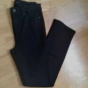 Talbots Barely Boot Jeans‎ Black Classic Closet Staple Bootcut Womens Size 6